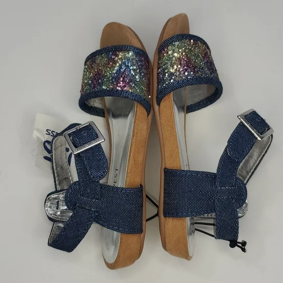Brand new Nine West Girls Glittery sandals - Picture 10 of 11